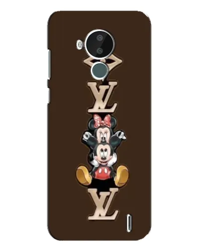 Чохол для Nokia C30 з картинкою «LV та Міккі Маус»