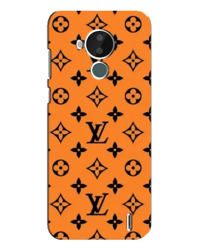 Чохол для Nokia C30 з картинкою «Помаранчевий стиль LV»