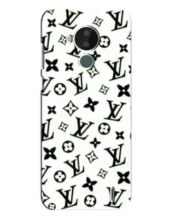 Чохол для Nokia C30 з картинкою «Монохромний хаос LV»