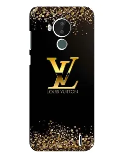 Чохол для Nokia C30 з картинкою «LV — золоті іскри»
