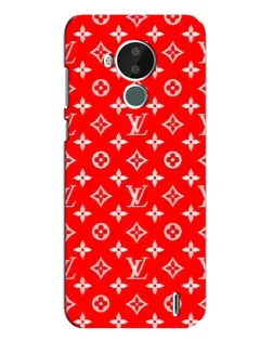 Чохол для Nokia C30 з картинкою «Яскравий паттерн LV»