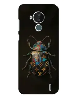Чохол для Nokia C30 з картинкою «LV — мармуровий принт»
