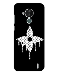 Чохол для Nokia C30 з картинкою «Квіткова монограма»