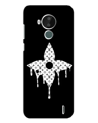 Чохол для Nokia C30 з картинкою «Квіткова монограма»
