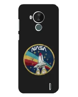 Чохол для Nokia C30 з картинкою «NASA — емблема місії»