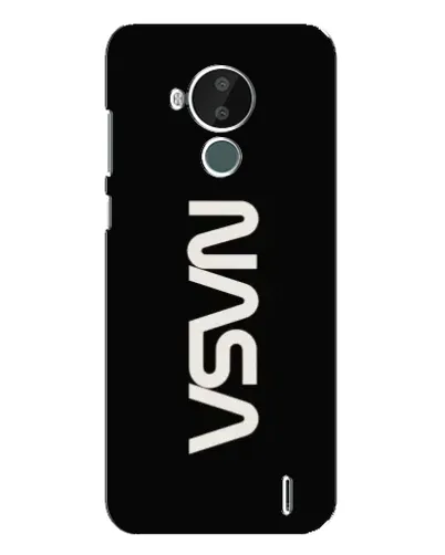 Чохол для Nokia C30 з картинкою «NASA — вертикальний логотип»
