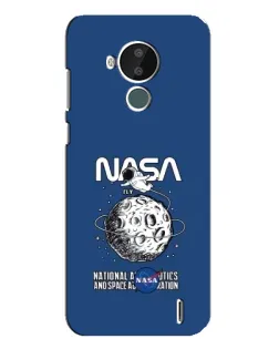 Чохол для Nokia C30 з картинкою «NASA — місячна місія»