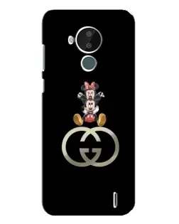 Чохол для Nokia C30 з картинкою «Мінні Маус на лого»