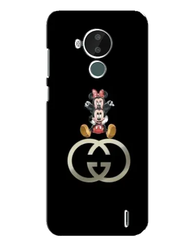 Чохол для Nokia C30 з картинкою «Мінні Маус на лого»