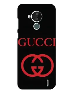 Чохол для Nokia C30 з картинкою «Gucci — червоний логотип»