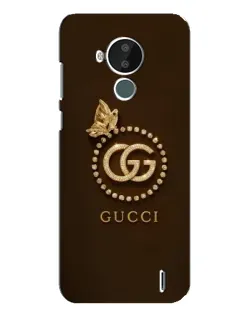 Чохол для Nokia C30 з картинкою «Gucci — золотий метелик»