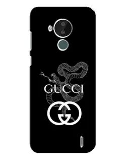 Чохол для Nokia C30 з картинкою «Gucci — срібна змія»