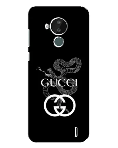 Чохол для Nokia C30 з картинкою «Gucci — срібна змія»