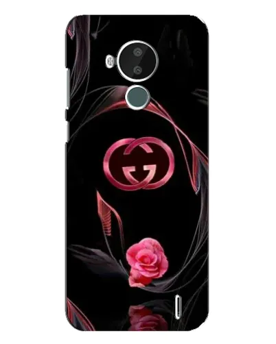 Чохол для Nokia C30 з картинкою «Gucci — неонова троянда»