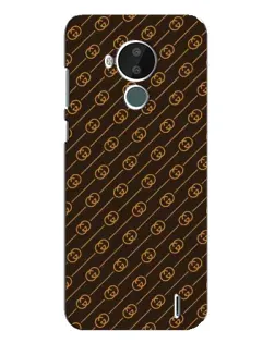 Чохол для Nokia C30 з картинкою «Gucci — золоті діагоналі»