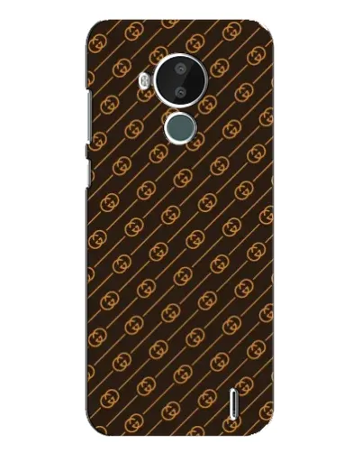 Чохол для Nokia C30 з картинкою «Gucci — золоті діагоналі»