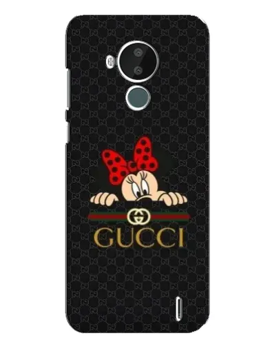 Чохол для Nokia C30 з картинкою «Мінні Маус Gucci — чорний»
