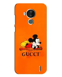 Чохол для Nokia C30 з картинкою «Міккі Маус Gucci — помаранч» Чохол для Nokia C30 з картинкою «Міккі Маус Gucci — помаранч»