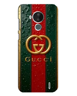 Чохол для Nokia C30 з картинкою «Gucci — фірмова смуга та золото» Чохол для Nokia C30 з картинкою «Gucci — фірмова смуга та золото»