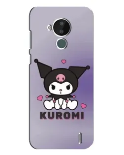 Чохол для Nokia C30 з картинкою «Kuromi — фіолетовий арт»