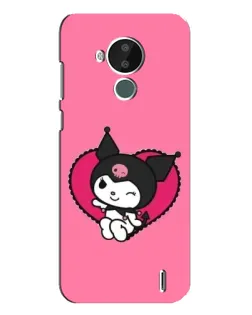 Чохол для Nokia C30 з картинкою «Kuromi — любов у серці»