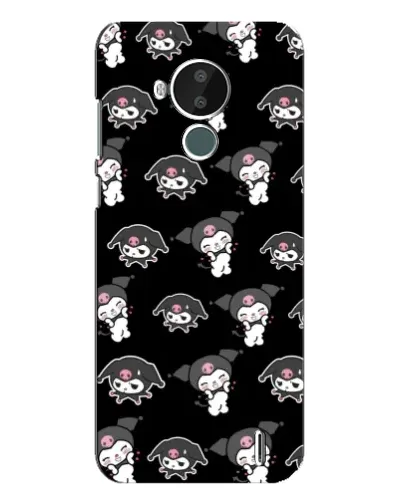 Чохол для Nokia C30 з картинкою «Чорний паттерн Kuromi» Чохол для Nokia C30 з картинкою «Чорний паттерн Kuromi»