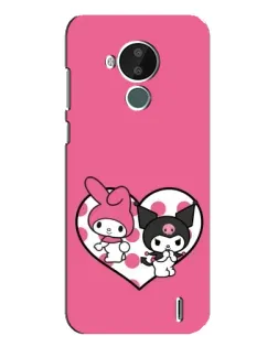 Чохол для Nokia C30 з картинкою «Kuromi та My Melody»