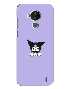 Чохол для Nokia C30 з картинкою «Kuromi — фіолетовий мінімалізм»