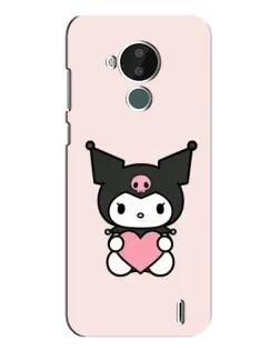 Чохол для Nokia C30 з картинкою «Kuromi та серце»
