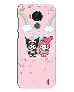 Чохол для Nokia C30 з картинкою «My Melody та Kuromi»