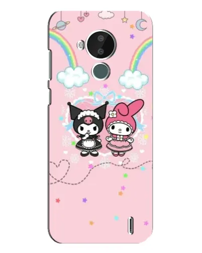 Чохол для Nokia C30 з картинкою «My Melody та Kuromi» Чохол для Nokia C30 з картинкою «My Melody та Kuromi»