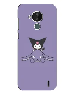 Чохол для Nokia C30 з картинкою «Kuromi на ліловому фоні»
