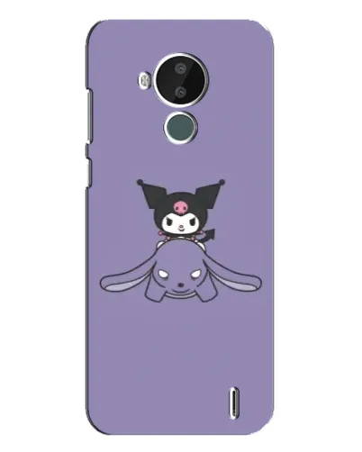 Чохол для Nokia C30 з картинкою «Kuromi на ліловому фоні» Чохол для Nokia C30 з картинкою «Kuromi на ліловому фоні»