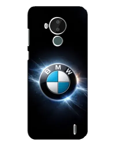 Чохол для Nokia C30 з картинкою «BMW — неонове сяйво»