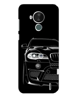 Чохол для Nokia C30 з картинкою «Темний силует BMW»