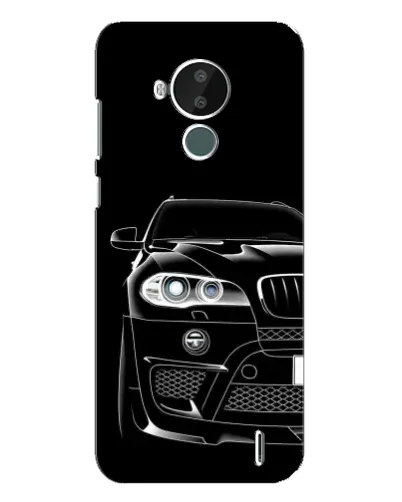 Чохол для Nokia C30 з картинкою «Темний силует BMW»
