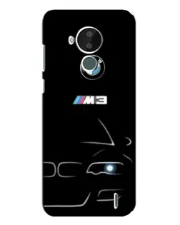Чохол для Nokia C30 з картинкою «Мінімалістичний принт BMW M3»