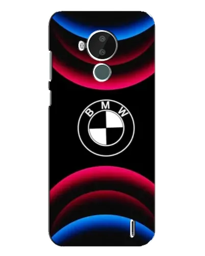 Чохол для Nokia C30 з картинкою «Логотип BMW та неонові дуги»