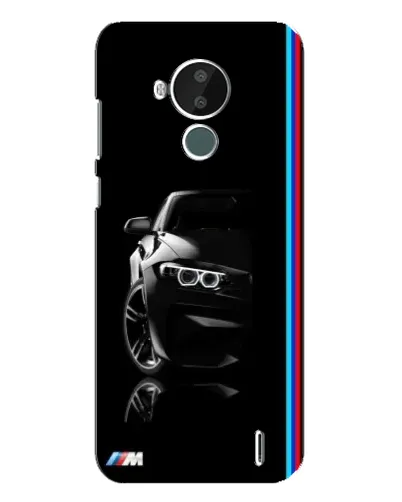 Чохол для Nokia C30 з картинкою «Силует BMW в темряві»