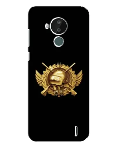 Чехол для Nokia C30 с картинкой «PUBG — оранжевый градиент»