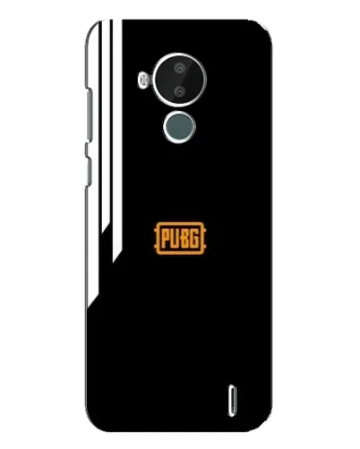 Чехол для Nokia C30 с картинкой «PUBG — вертикальные линии»