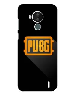 Чехол для Nokia C30 с картинкой «PUBG — рамка лого»