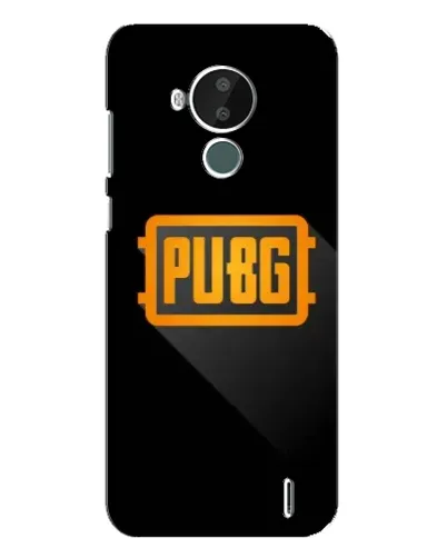 Чехол для Nokia C30 с картинкой «PUBG — рамка лого»