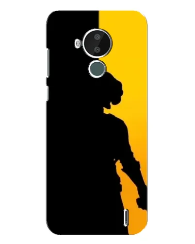Чехол для Nokia C30 с картинкой «Тень воина PUBG»