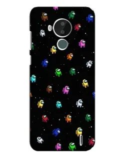 Чехол для Nokia C30 с картинкой «Экипаж Among Us»