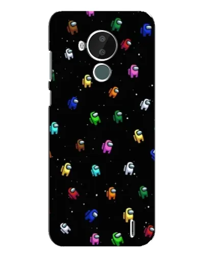 Чехол для Nokia C30 с картинкой «Экипаж Among Us»