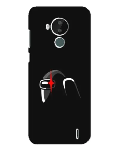 Чехол для Nokia C30 с картинкой «Among Us шлем»