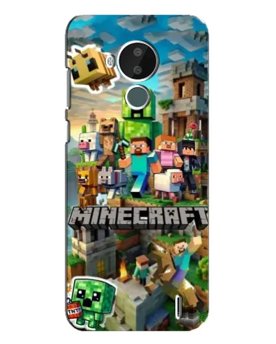 Чохол для Nokia C30 з картинкою «Замок Minecraft»