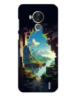 Чохол для Nokia C30 з картинкою «Вид з печери»