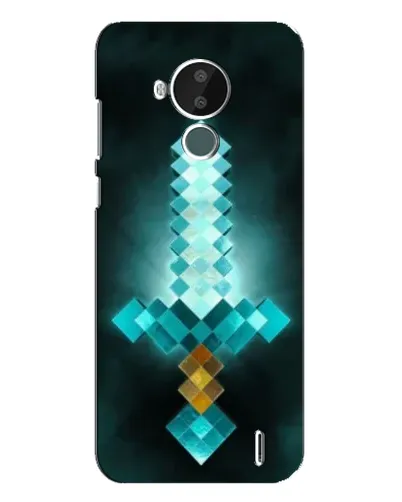Чохол для Nokia C30 з картинкою «Алмазний меч неон»